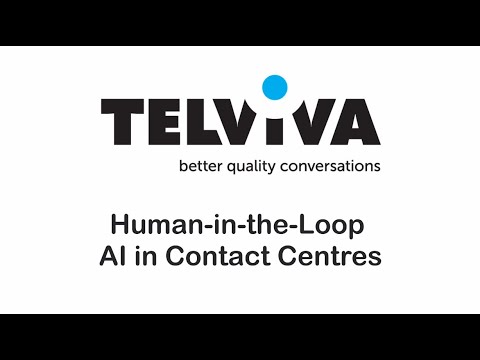 Human-in-the-loop: AI in the contact centre