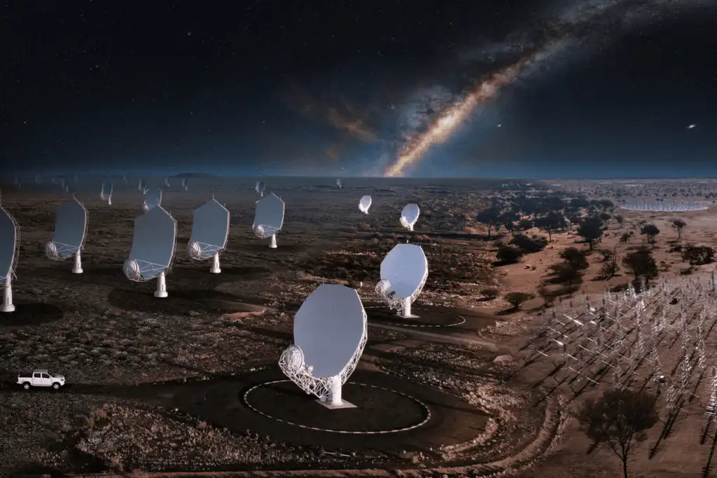 SKA Radio Telescope - Image from SKAO